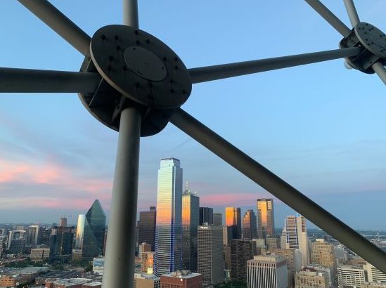 3. Reunion Tower Dallas Sunset