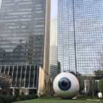 Giant Eyeball Sculpture at Downtown Dallas
