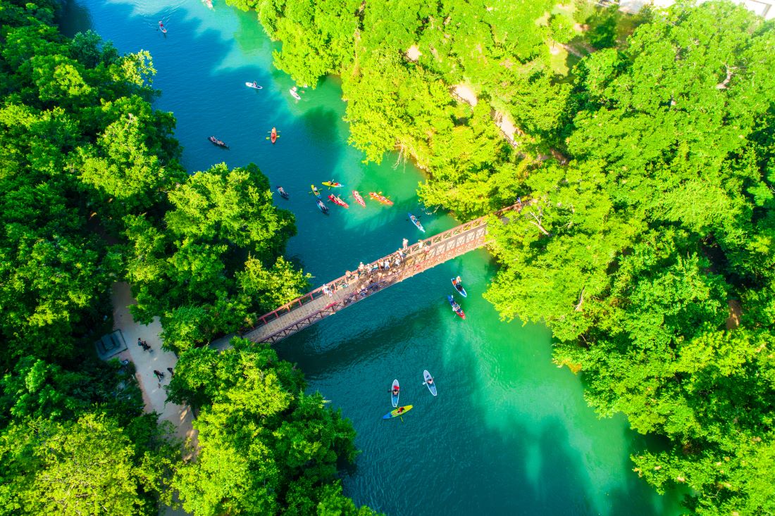 Barton Creek Kayak and Stand Up Paddle in Austin, Texas